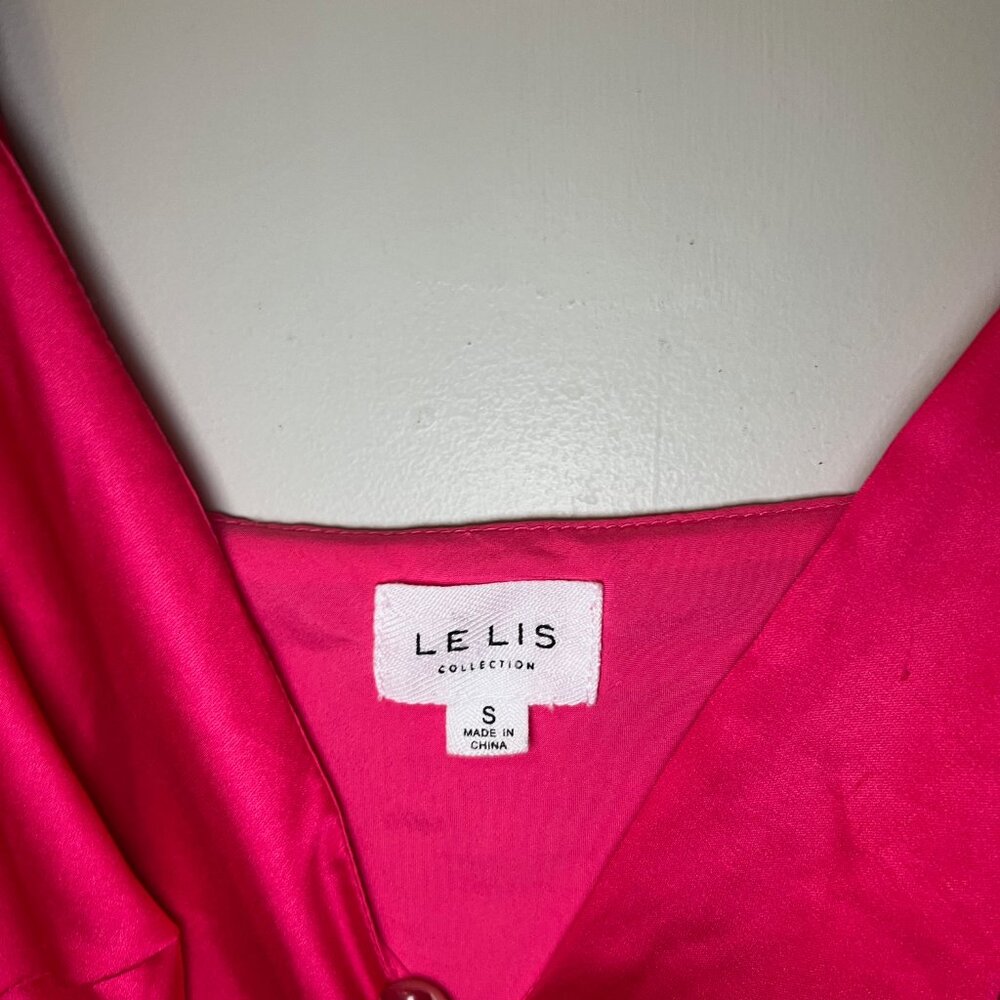 Le Lis Pink Slip Mini Dress, Size Small - Picture 2 of 4